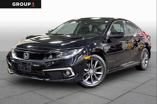 Crystal Black Pearl 2021 Honda Civic EX