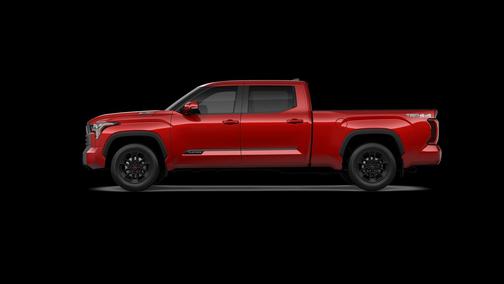 Red 2026 Toyota Tundra Hybrid Platinum