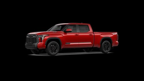 Red 2026 Toyota Tundra Hybrid Platinum