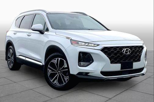 Quartz White 2019 Hyundai SANTA FE Ultimate 2.0T
