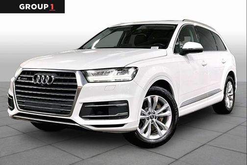 Glacier White Metallic 2019 Audi Q7 55 Premium Plus
