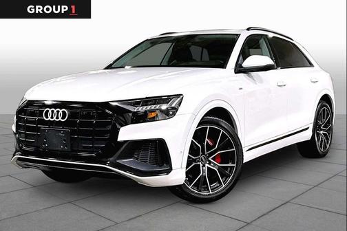 Glacier White Metallic 2023 Audi Q8 55 Prestige