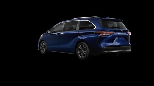 Blue 2026 Toyota Sienna Platinum