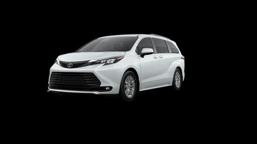 White 2026 Toyota Sienna XLE