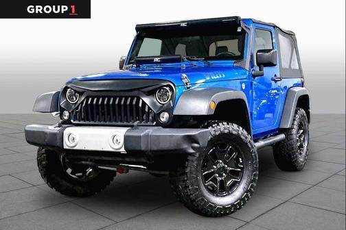 Hydro Blue Pearlcoat 2016 Jeep Wrangler Willys Wheeler