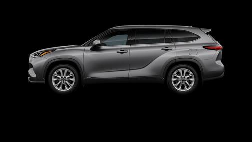 Gray 2026 Toyota Highlander Hybrid Limited