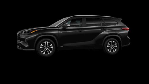 Black 2026 Toyota Highlander Hybrid XLE