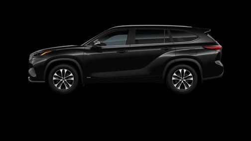 Black 2026 Toyota Highlander Hybrid XLE