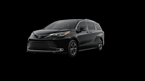 Black 2026 Toyota Sienna Platinum