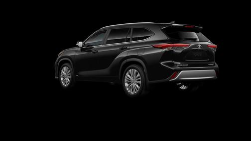 Black 2026 Toyota Highlander Hybrid Platinum