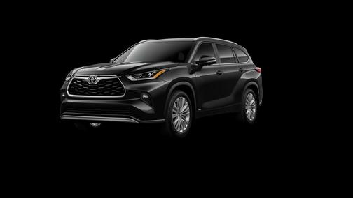 Black 2026 Toyota Highlander Hybrid Platinum