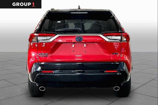 Supersonic Red/Midnight Black Metallic 2024 Toyota RAV4 Prime XSE