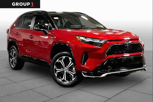 Supersonic Red/Midnight Black Metallic 2024 Toyota RAV4 Prime XSE