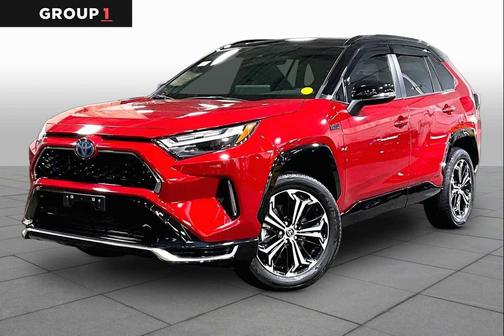 Supersonic Red/Midnight Black Metallic 2024 Toyota RAV4 Prime XSE
