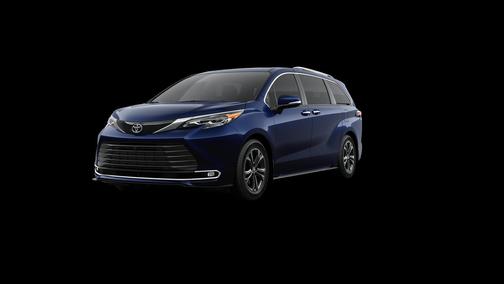 Blue 2026 Toyota Sienna Platinum