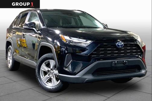 Midnight Black Metallic 2024 Toyota RAV4 Hybrid XLE