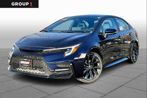 Blueprint/Midnight Black Metallic 2026 Toyota Corolla XSE