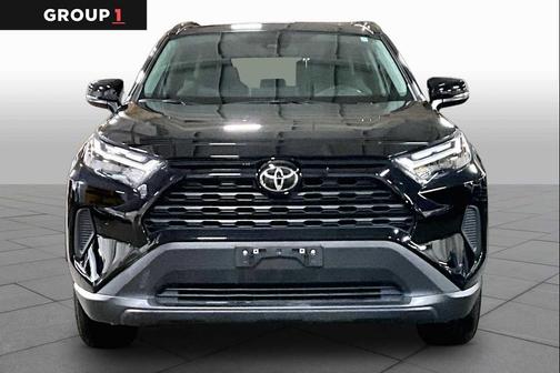 Midnight Black Metallic 2025 Toyota RAV4 Hybrid XLE