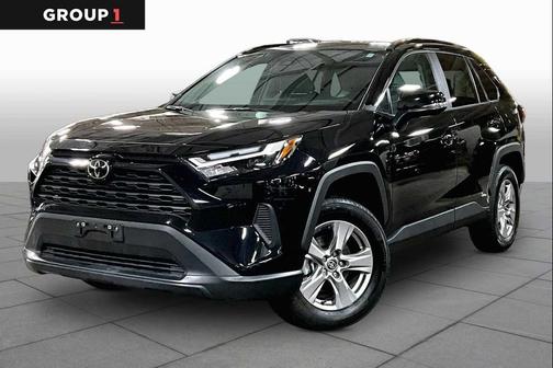 Midnight Black Metallic 2025 Toyota RAV4 Hybrid XLE