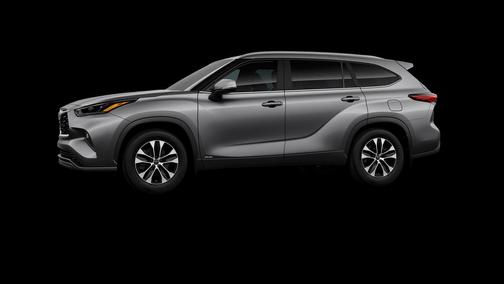 Gray 2026 Toyota Highlander Hybrid XLE
