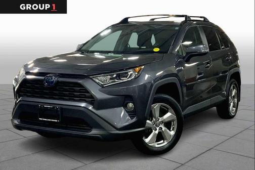 Magnetic Gray Metallic 2021 Toyota RAV4 Hybrid XLE Premium SUV