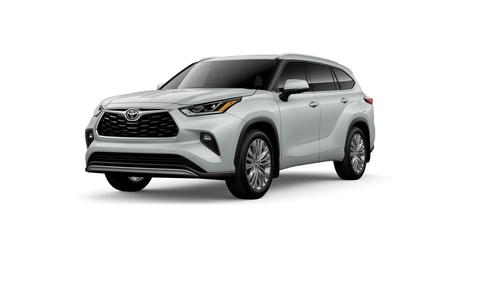 White 2026 Toyota Highlander Platinum