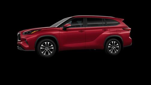 Red 2026 Toyota Highlander XLE