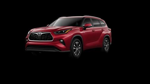 Red 2026 Toyota Highlander XLE