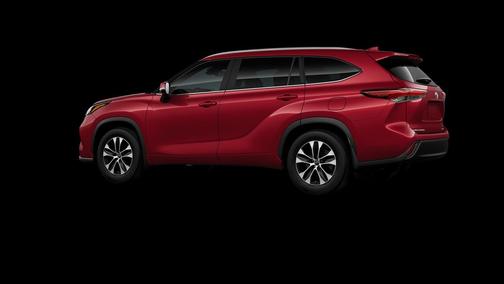 Red 2026 Toyota Highlander XLE