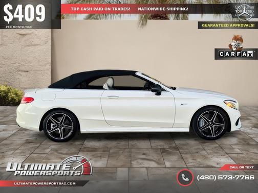 White 2018 Mercedes-Benz AMG C 43 4MATIC