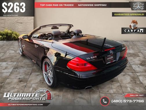 Obsidian Black Metallic 2004 Mercedes-Benz SL-Class