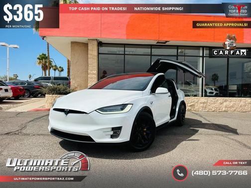Pearl White Multi-Coat 2017 Tesla Model X 75D