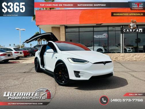Pearl White Multi-Coat 2017 Tesla Model X 75D