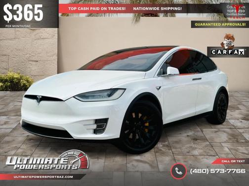 Pearl White Multi-Coat 2017 Tesla Model X 75D
