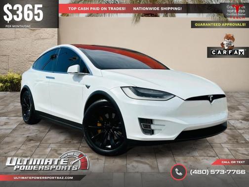 Pearl White Multi-Coat 2017 Tesla Model X 75D