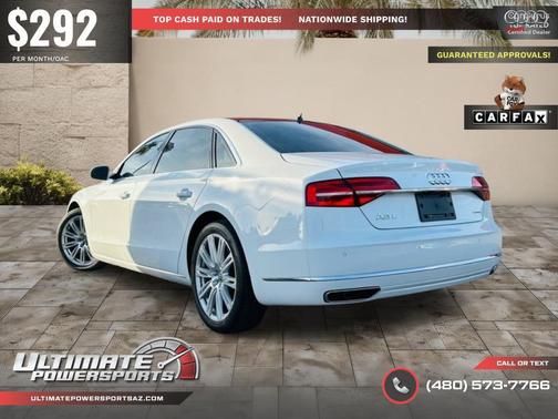 Glacier White Metallic 2016 Audi A8 3.0T