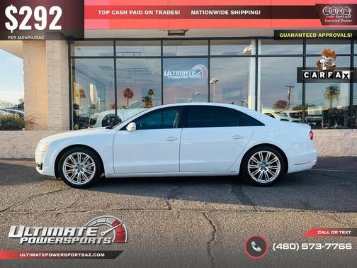 Glacier White Metallic 2016 Audi A8 3.0T