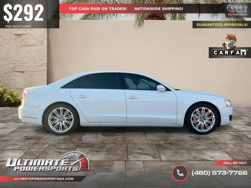 Glacier White Metallic 2016 Audi A8 3.0T