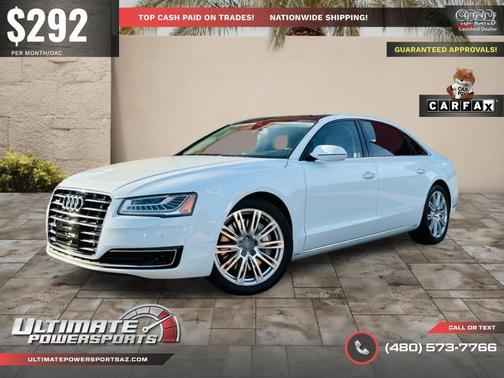Glacier White Metallic 2016 Audi A8 3.0T