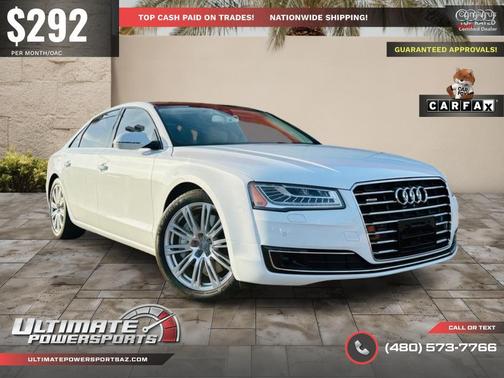 Glacier White Metallic 2016 Audi A8 3.0T