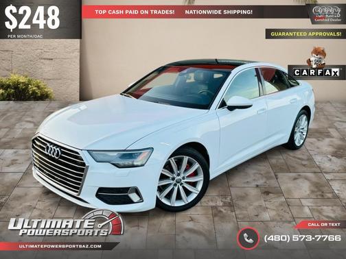 Glacier White Metallic 2020 Audi A6 45 Premium