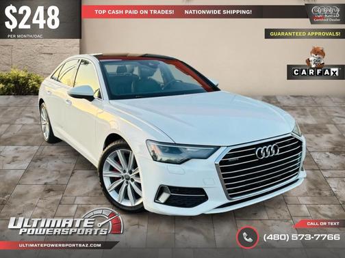 Glacier White Metallic 2020 Audi A6 45 Premium