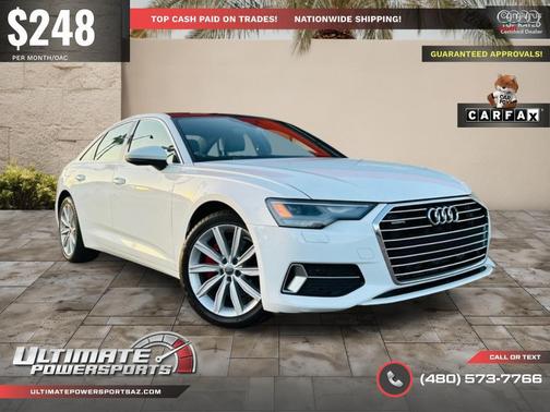 Glacier White Metallic 2020 Audi A6 45 Premium