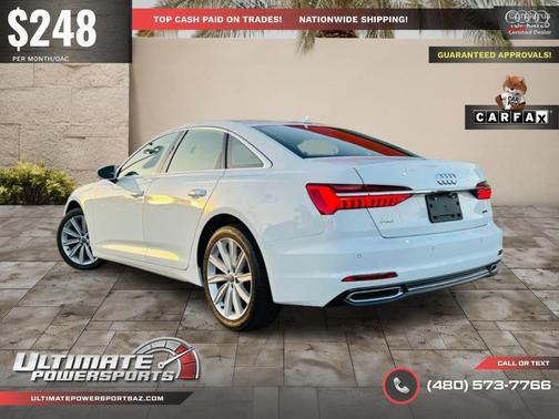 Glacier White Metallic 2020 Audi A6 45 Premium