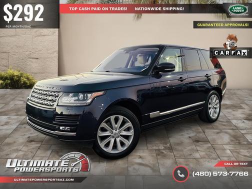 Loire Blue Metallic 2015 Land Rover Range Rover 3.0L Supercharged HSE