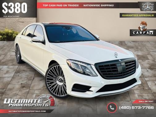 designo Diamond White 2016 Mercedes-Benz S-Class w/ AMG Sport Pkg