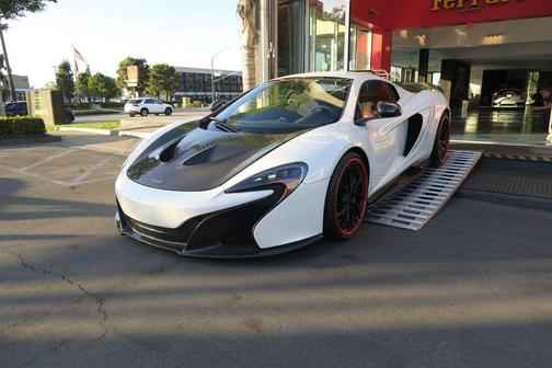 Pearl White 2015 McLaren 650S 2dr Convertible Spider