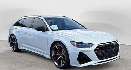 Glacier White Metallic 2023 Audi RS 6 Avant 4.0T