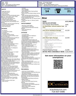 Glacier White Metallic 2023 Audi RS 6 Avant 4.0T