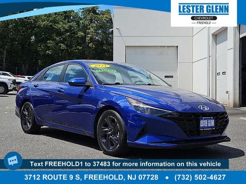 Intense Blue 2021 Hyundai ELANTRA SEL